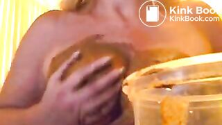 scat girl in hotel room