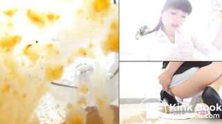 Diarrhea in toilet - video 3
