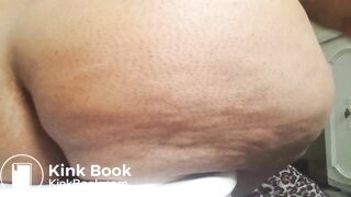 Closeup Ebony BBW Scat