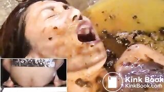 Japanese girls shit on a girl