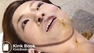 Japanese girls shit on a girl