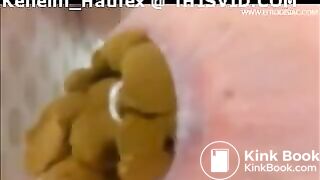 A girls poops underwater