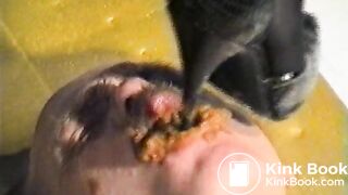 Nasty Bitch mistress dominates 2 men