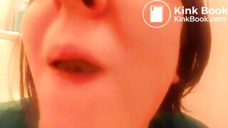 Cute Amateur Chews and Swallows