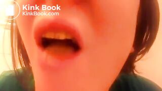 Cute Amateur Chews and Swallows