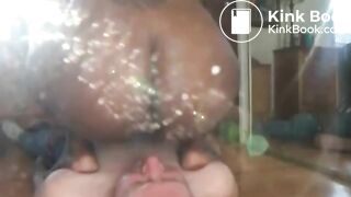 Love the way she squats on him!