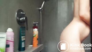 German Girl Shitting in Glass