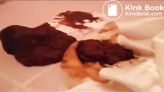 Shitting in White Shorts