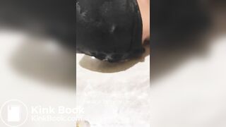 She force slave to eat her shit