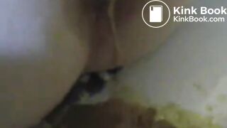 Enema in tub - video 2