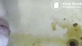 Enema in tub - video 2