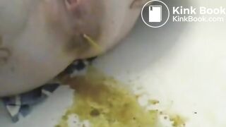 Enema in tub - video 2