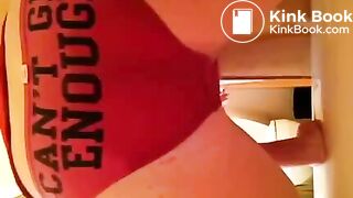 Young woman panty poop 3