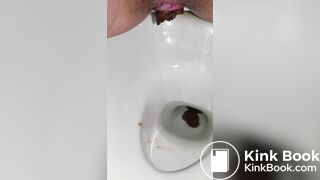 Close up poop after too much seafood