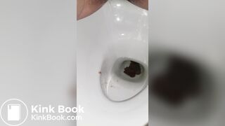 Close up poop after too much seafood