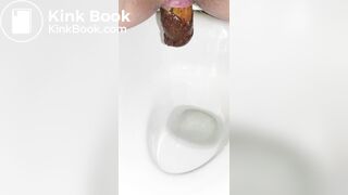 Close up poop after too much seafood