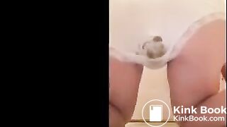 white panty poop - video 6