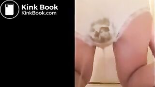 white panty poop - video 6