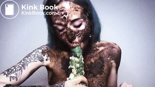 Vomit with dried shit