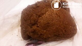 Huge poop in French panties