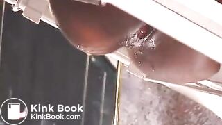 Black Mistress full toilet white slave