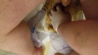 Diaper Enema aftermath