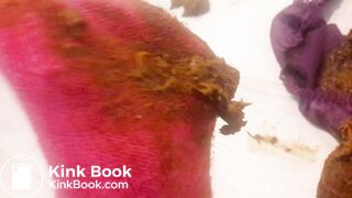 Girl is massive shitting in her Panty