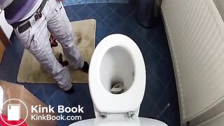 Big turd, one of the loudest plops ever