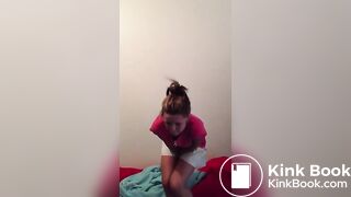 Hot young girl pantypoop