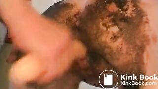 scat with dildo