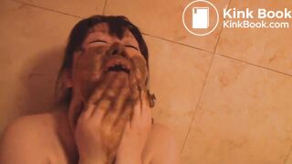 Big boobs woman coprophagy pervesion sex