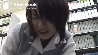 Japanese office women panty pooping