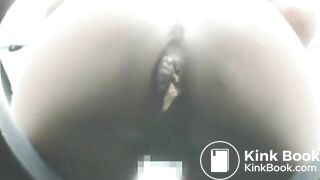 sexy ebony toilet cam pooping