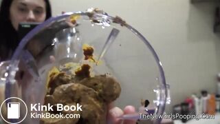 Sara plastic cup poop