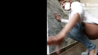 nice german club girl pooping