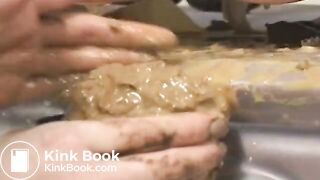 Today's Japanese lesbian scat play - part 4