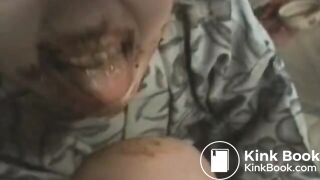 Today's Japanese lesbian scat play - part 4