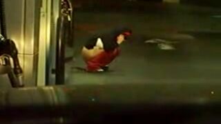 ... Marie Shitting at a gas station