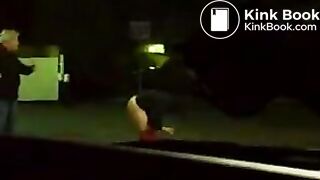 ... Marie Shitting at a gas station