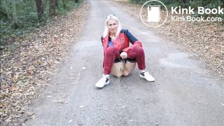 Caught Shitting by Couple