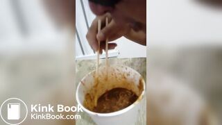 Chinese slave in toilet