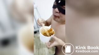 Chinese slave in toilet