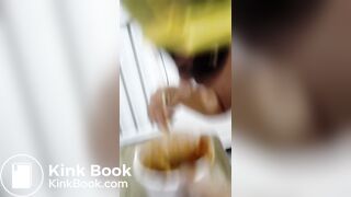 Chinese slave in toilet