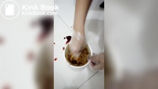 Chinese slave in toilet