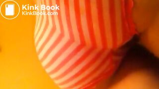 Cute amateur girl pooping in her pants