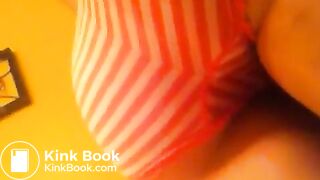 Cute amateur girl pooping in her pants