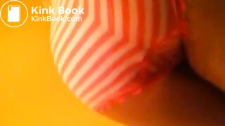 Cute amateur girl pooping in her pants