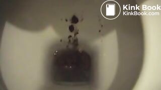 Ex girlfriend taking a big poop