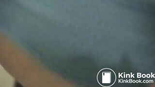 Ex girlfriend taking a big poop