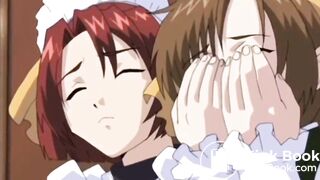 Green haired maid gets enema![Scat Hentai]